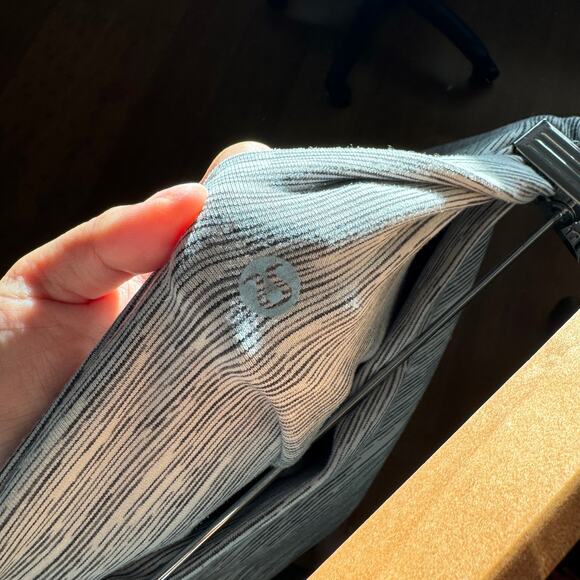 Lululemon Wunder Under Crop Leggings heather active high rise training - Picture 5 of 5